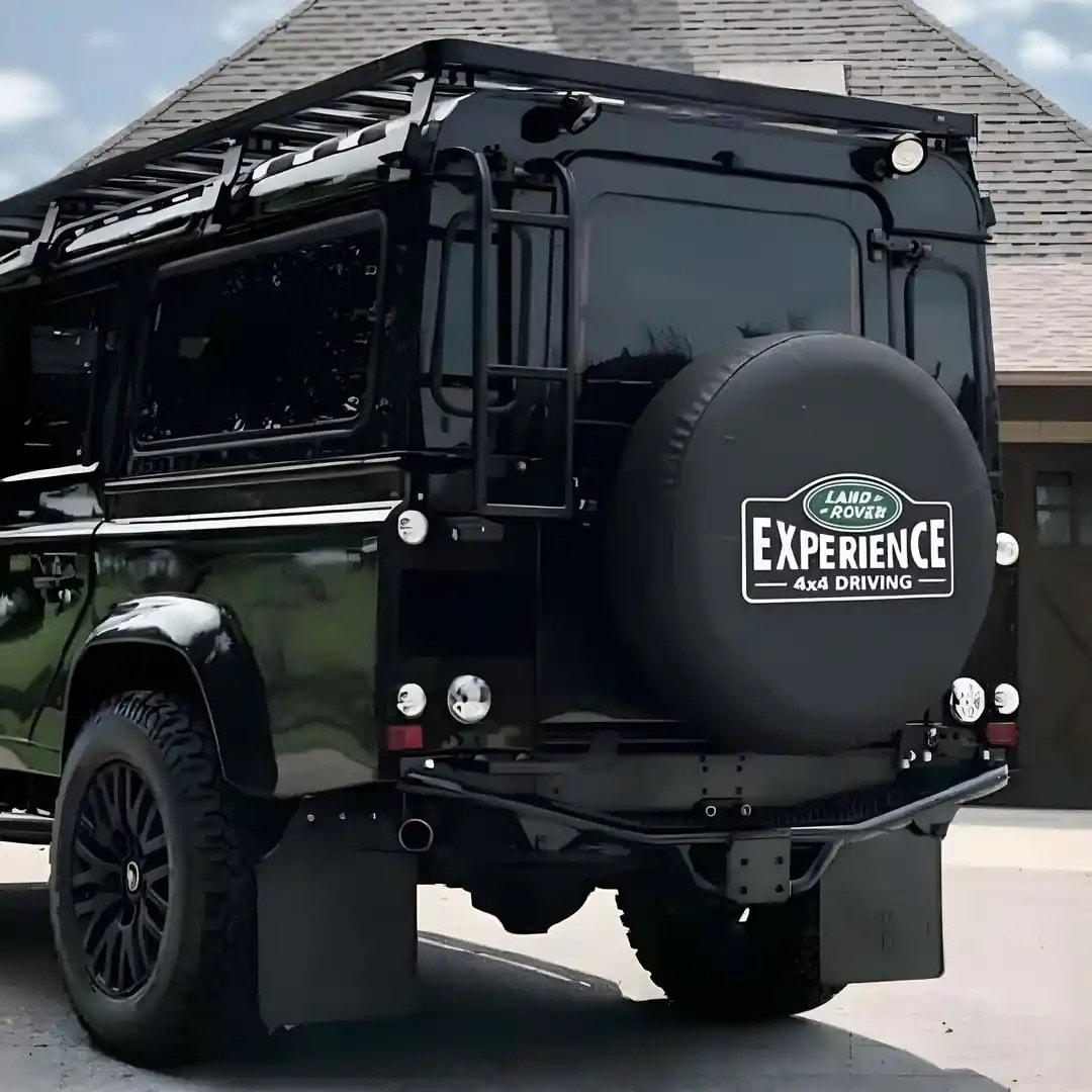 Land Rover Tasarım Yazılı Stepne Kılıfı